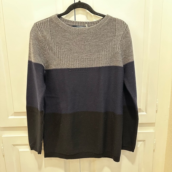 Magaschoni Color Block Wool Sweater - Picture 1 of 5
